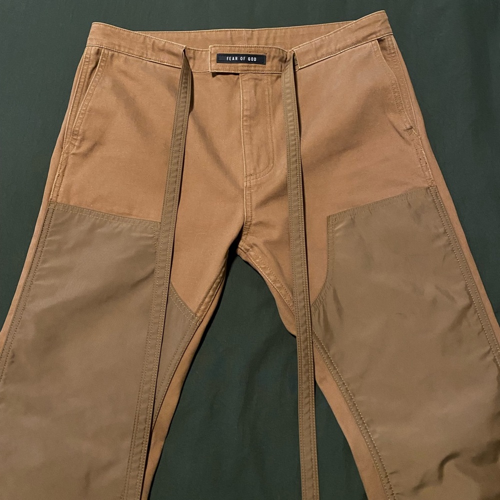 Fear of God Nylon Canvas Double Front Work Pants